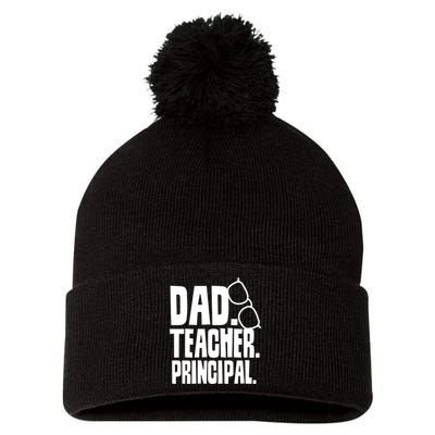 Father's Day Dad Teacher Principal Homeschool Homeschooling Gift Pom Pom 12in Knit Beanie