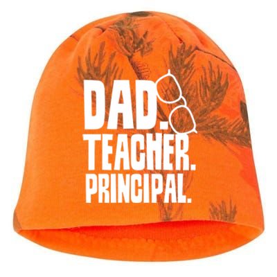 Father's Day Dad Teacher Principal Homeschool Homeschooling Gift Kati - Camo Knit Beanie