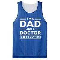 Funny Doctor Dad I Can Fix Anything Father Gift Mesh Reversible Basketball Jersey Tank