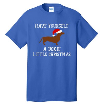 Funny Dachshund Doxie Wiener Dog Christmas Gift Tall T-Shirt