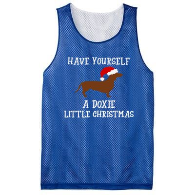 Funny Dachshund Doxie Wiener Dog Christmas Gift Mesh Reversible Basketball Jersey Tank