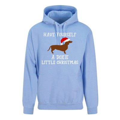 Funny Dachshund Doxie Wiener Dog Christmas Gift Unisex Surf Hoodie