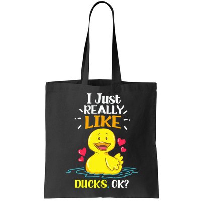 Funny Duck Ducks Rubber Gift Bag
