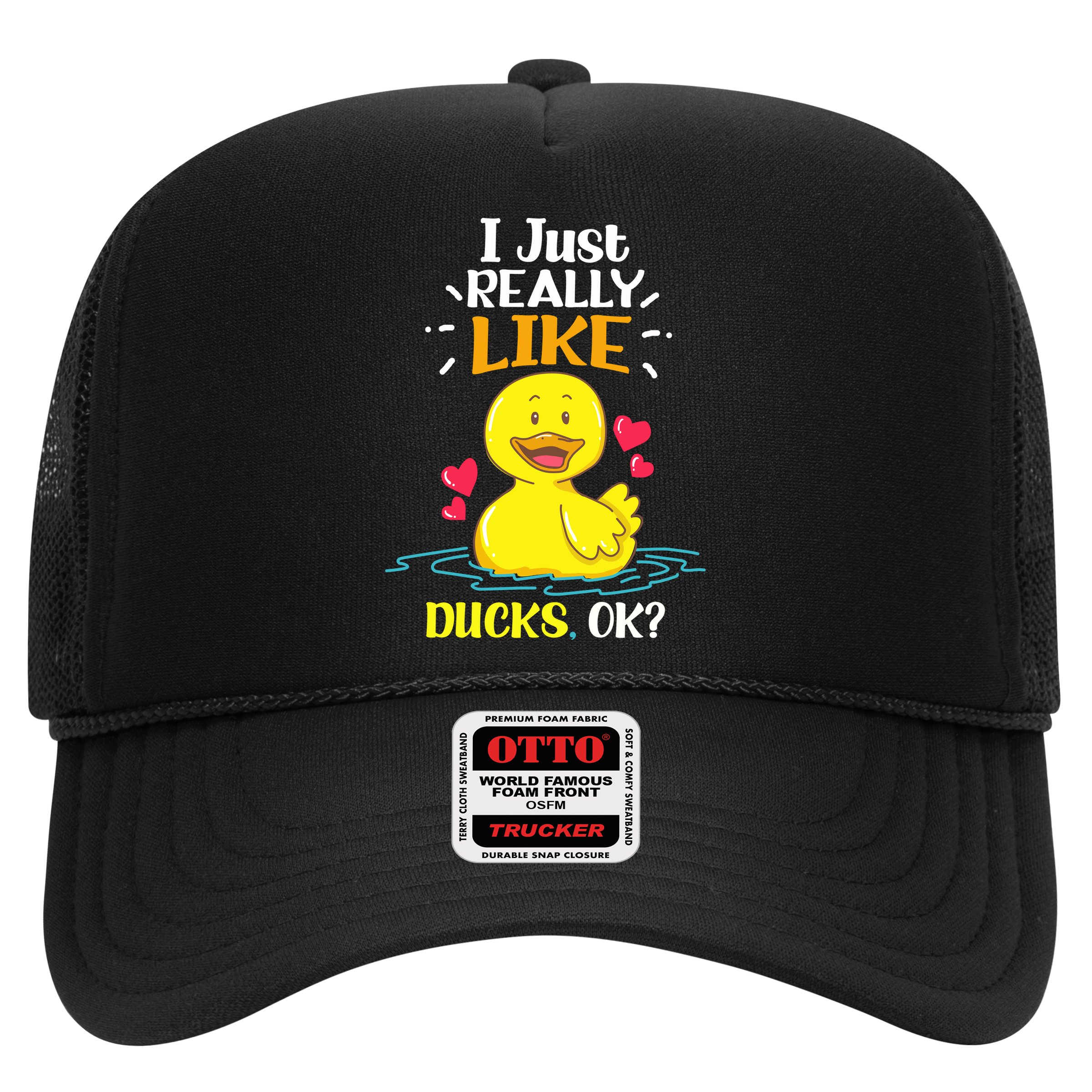 Funny Duck Ducks Rubber Gift Hat