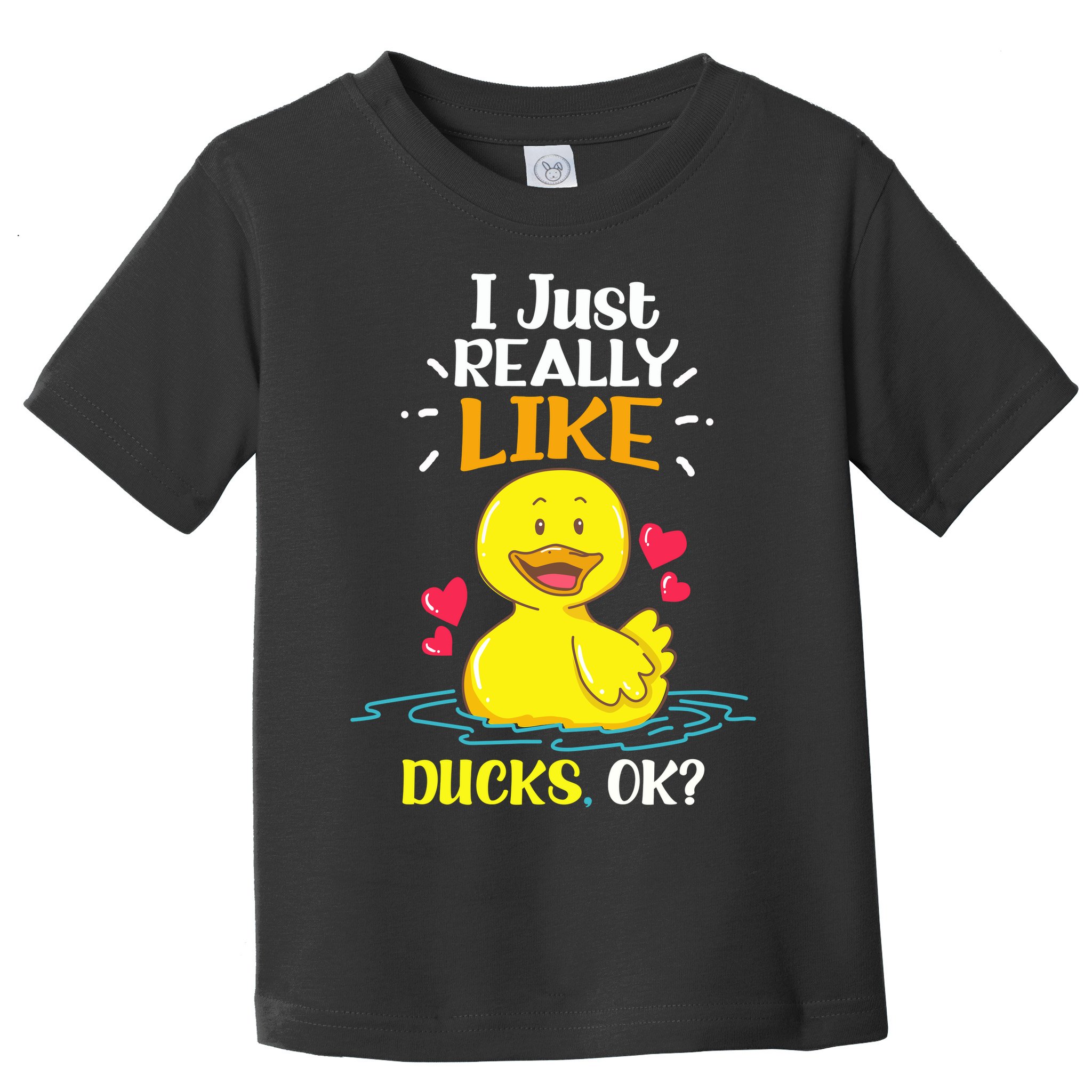 Funny Duck Ducks Rubber Gift Toddler T-Shirt