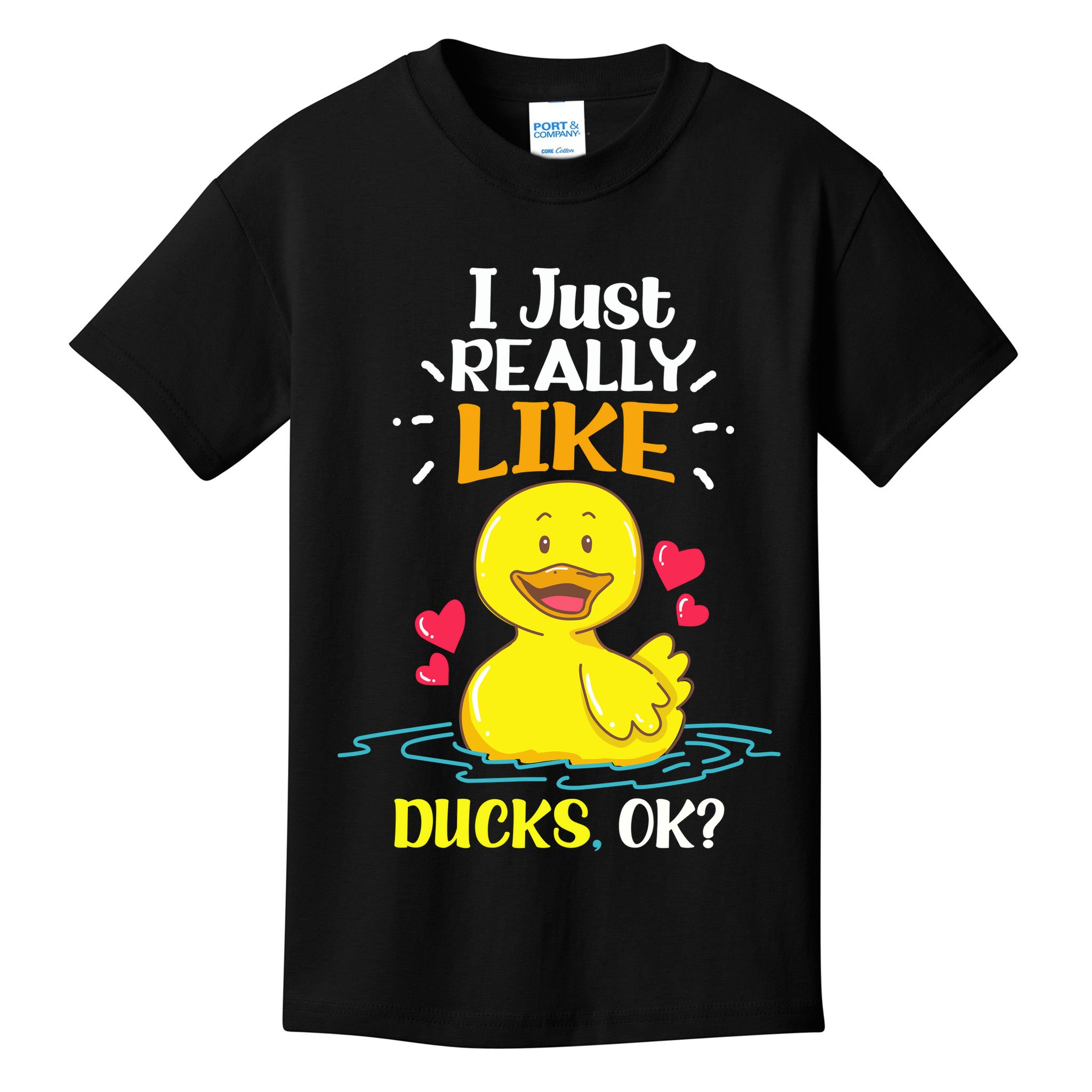 Funny Duck Ducks Rubber Gift Kids T-Shirt