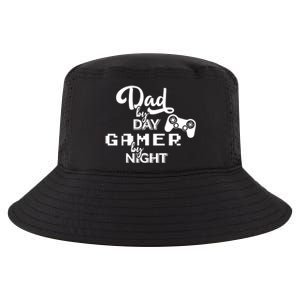 Fathers Day Dad By Day Gamer By Night Cool Comfort Performance Bucket Hat