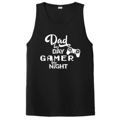 Fathers Day Dad By Day Gamer By Night PosiCharge Competitor Tank