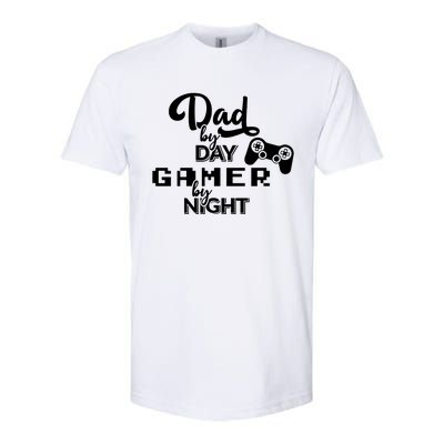 Fathers Day Dad By Day Gamer By Night Softstyle® CVC T-Shirt