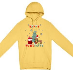 Funny Doxie Dog Lover Dachshund Christmas Gift Premium Pullover Hoodie