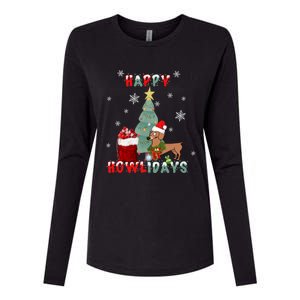 Funny Doxie Dog Lover Dachshund Christmas Gift Womens Cotton Relaxed Long Sleeve T-Shirt