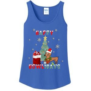 Funny Doxie Dog Lover Dachshund Christmas Gift Ladies Essential Tank