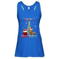 Funny Doxie Dog Lover Dachshund Christmas Gift Ladies Essential Flowy Tank