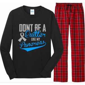 Funny Diabetes DonT Be A Quitter Like My Pancreas Long Sleeve Pajama Set