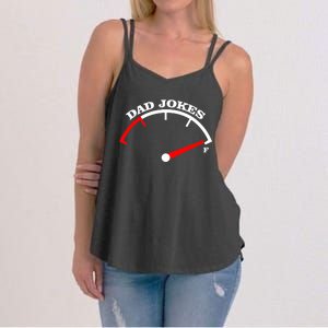 Fathers Day | Dad Jokes Fuel Car Pun Loading Father Women's Strappy Tank