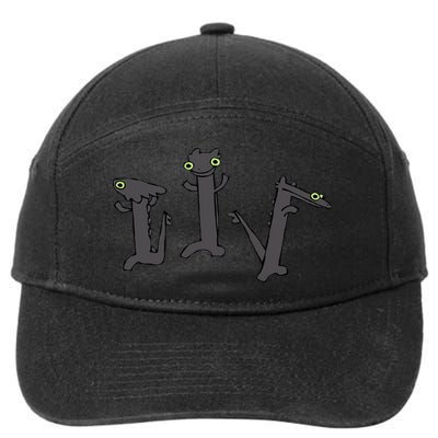 Funny Dancing Dragon Meme Trending Dancing Toothless 7-Panel Snapback Hat
