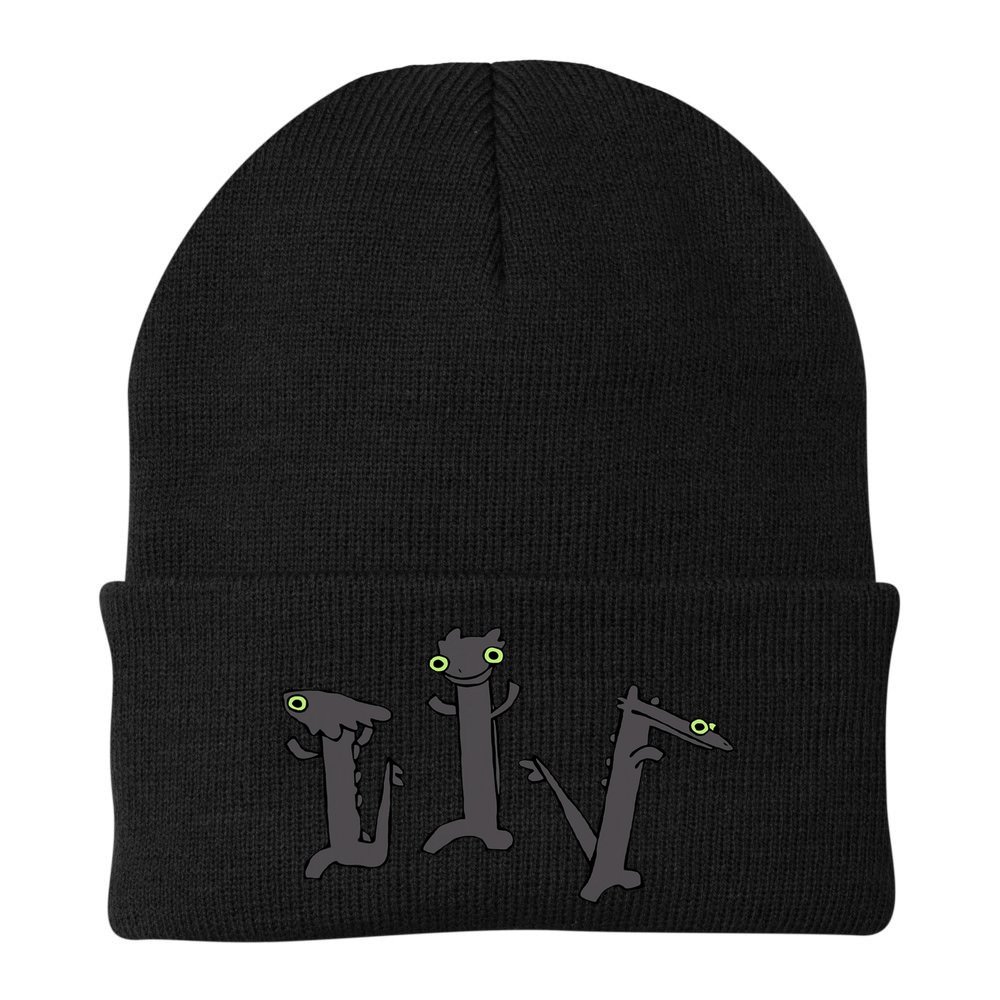 Funny Dancing Dragon Meme Trending Dancing Toothless Beanie