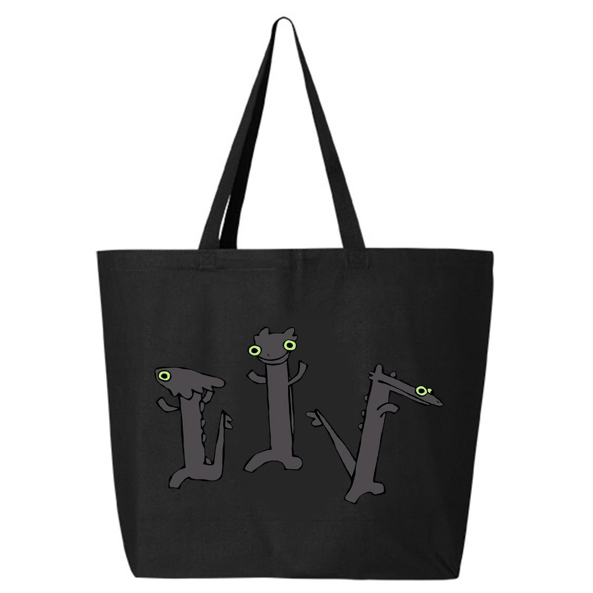 Funny Dancing Dragon Meme Trending Dancing Toothless 25L Jumbo Tote