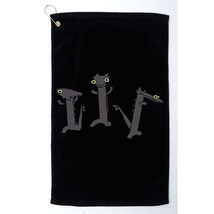 Funny Dancing Dragon Meme Trending Dancing Toothless Golf Towel
