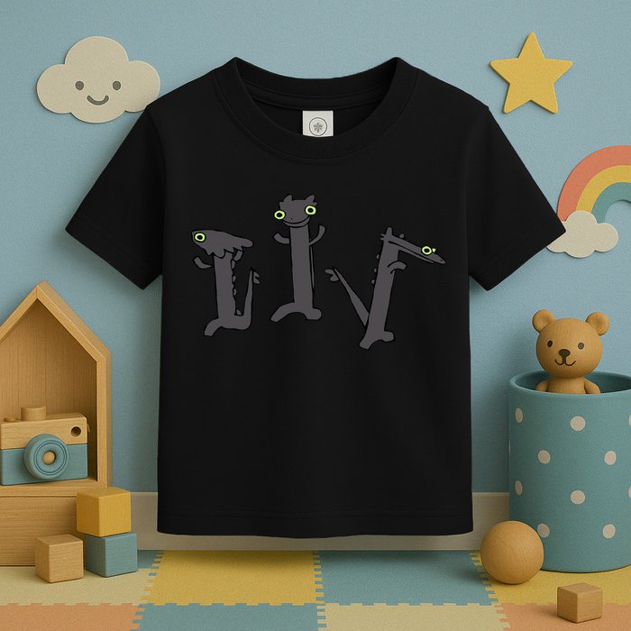 Funny Dancing Dragon Meme Trending Dancing Toothless Toddler T-Shirt