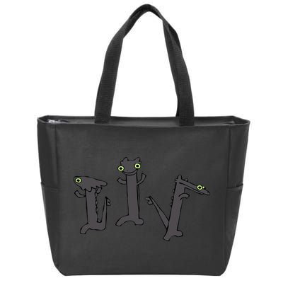 Funny Dancing Dragon Meme Trending Dancing Toothless Zip Tote Bag