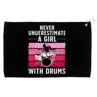 Funny Drummer Design For Women Girls Kids Drums Player Lover Grommeted Golf Towel