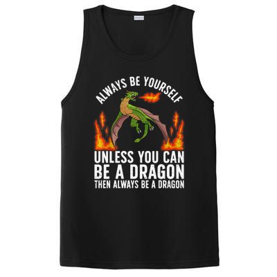 Funny Dragon Design For Fantasy Dragon Lover PosiCharge Competitor Tank