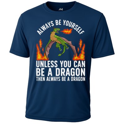 Funny Dragon Design For Fantasy Dragon Lover Cooling Performance Crew T-Shirt