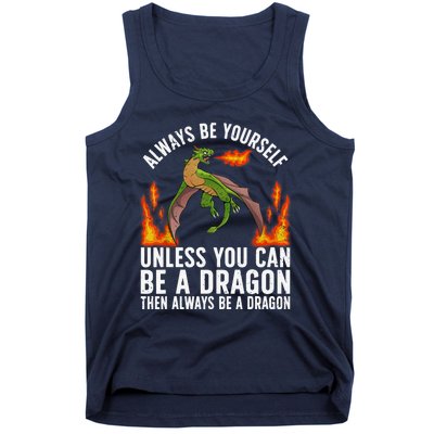 Funny Dragon Design For Fantasy Dragon Lover Tank Top