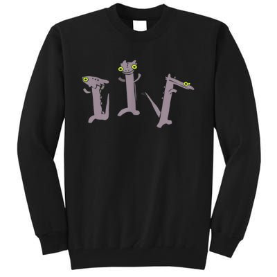 Funny Dancing Dragon Meme Tall Sweatshirt