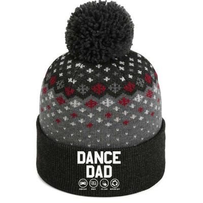 Funny Dance Dad Proud Dancer Dancing Father The Baniff Cuffed Pom Beanie