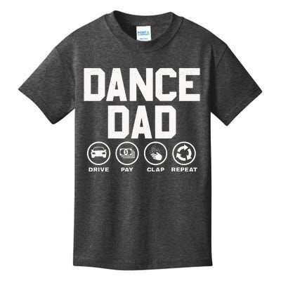 Funny Dance Dad Proud Dancer Dancing Father Kids T-Shirt