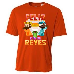 Feliz Dia De Los Reyes Day Happy Epiphany Christianity Day Gift Cooling Performance Crew T-Shirt