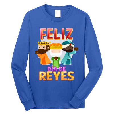 Feliz Dia De Los Reyes Day Happy Epiphany Christianity Day Gift Long Sleeve Shirt