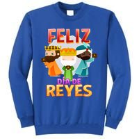 Feliz Dia De Los Reyes Day Happy Epiphany Christianity Day Gift Tall Sweatshirt