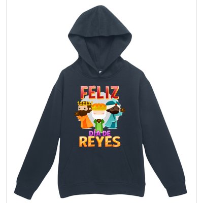 Feliz Dia De Los Reyes Day Happy Epiphany Christianity Day Gift Urban Pullover Hoodie