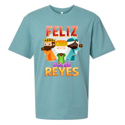 Feliz Dia De Los Reyes Day Happy Epiphany Christianity Day Gift Sueded Cloud Jersey T-Shirt