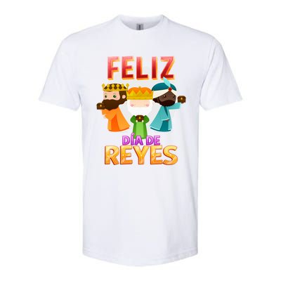 Feliz Dia De Los Reyes Day Happy Epiphany Christianity Day Gift Softstyle CVC T-Shirt