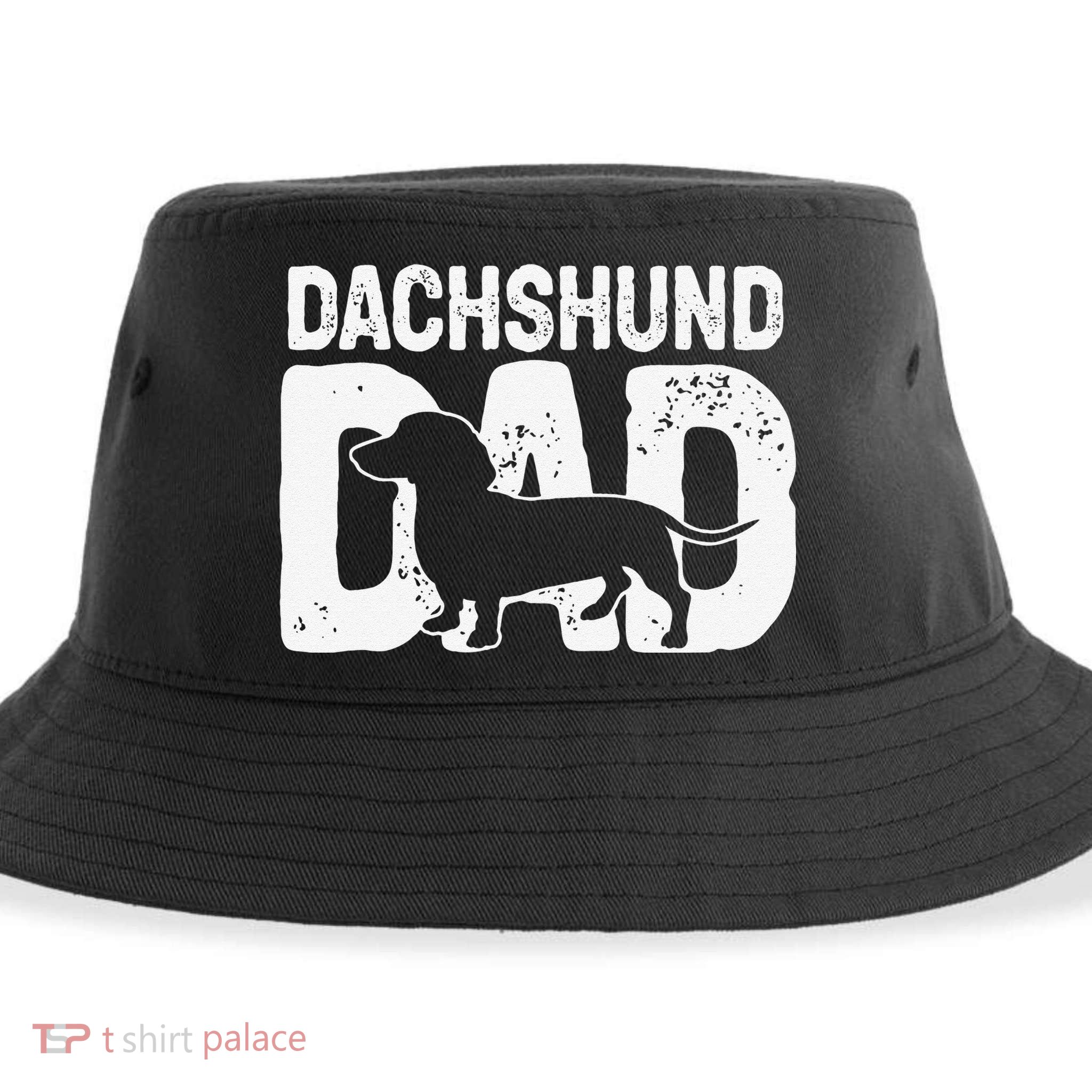 Funny Dachshund Dad Dog Lover Dachshund Father Dog Owner Sustainable Bucket Hat