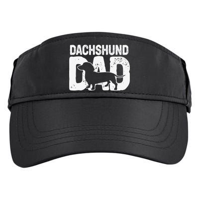 Funny Dachshund Dad Dog Lover Dachshund Father Dog Owner Adult Drive Performance Visor