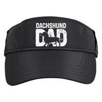 Funny Dachshund Dad Dog Lover Dachshund Father Dog Owner Adult Drive Performance Visor