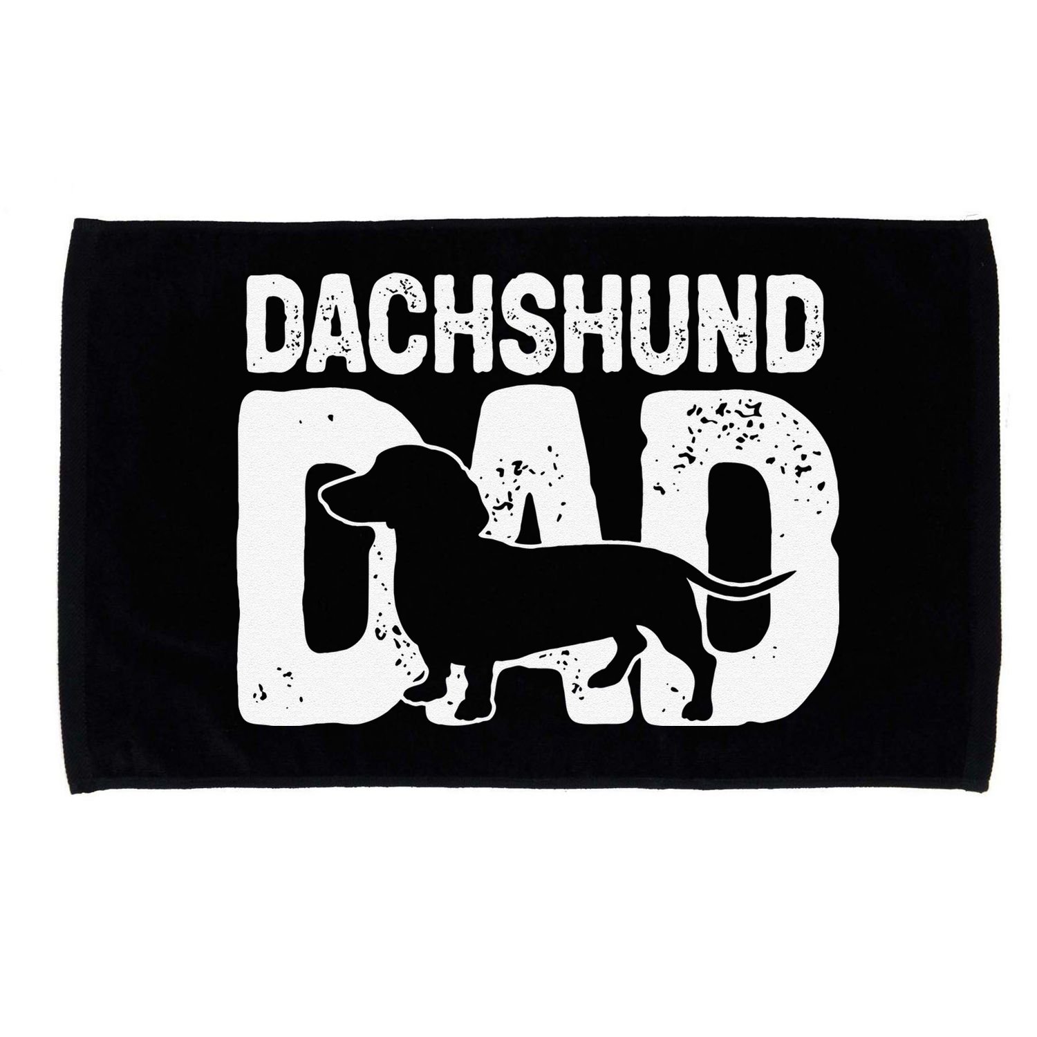 Funny Dachshund Dad Dog Lover Dachshund Father Dog Owner Microfiber Hand Towel
