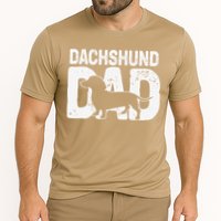 Funny Dachshund Dad Dog Lover Dachshund Father Dog Owner Cooling Performance Crew T-Shirt
