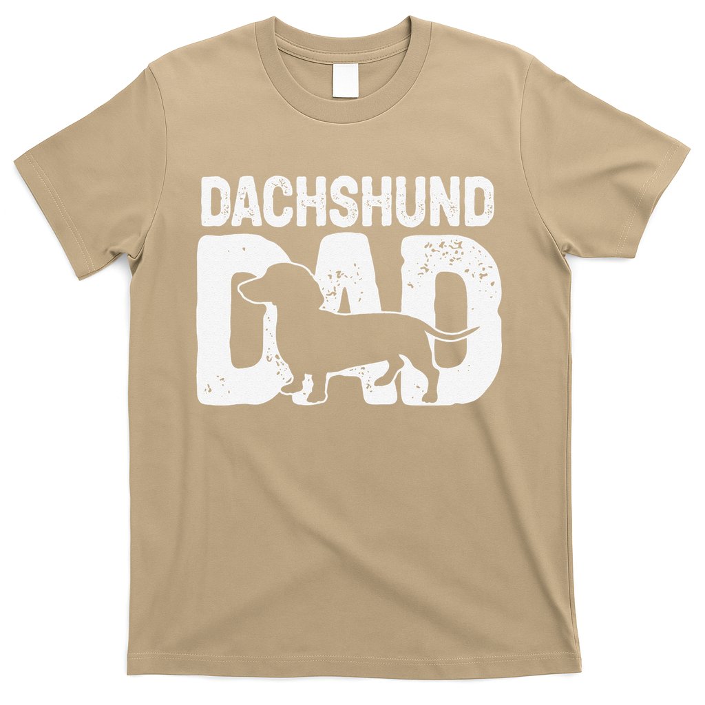 Funny Dachshund Dad Dog Lover Dachshund Father Dog Owner T-Shirt