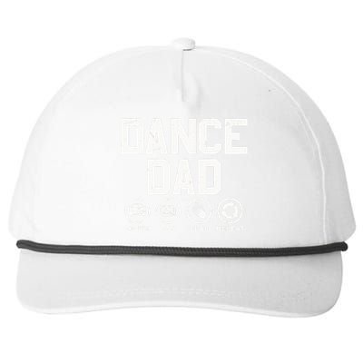 Funny Dance Dad Proud Dancer Dancing Snapback Five-Panel Rope Hat