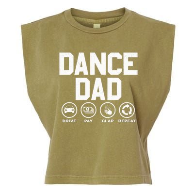 Funny Dance Dad Proud Dancer Dancing Garment-Dyed Women's Muscle Tee