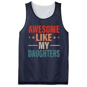 FatherS Day Dad Gifts Daughters Awesome Like My Daughters Mesh Reversible Basketball Jersey Tank