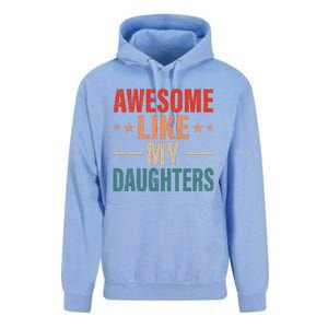 FatherS Day Dad Gifts Daughters Awesome Like My Daughters Unisex Surf Hoodie