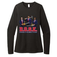 Funny D.O.G.E. (Department Of Government Efficiency) Doge Womens CVC Long Sleeve Shirt