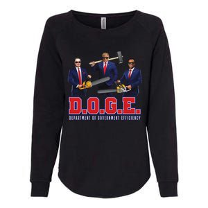 Funny D.O.G.E. (Department Of Government Efficiency) Doge Womens California Wash Sweatshirt